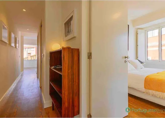 アパート Principe Real Trendy Apt- Great Views & River *